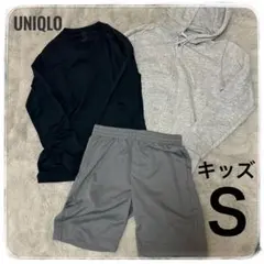 ユニクロ　セット　Ｓサイズ150 160男の子　スポーツ　パーカー　ハーフパンツ