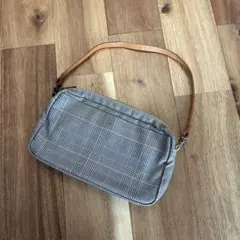 ツモリチサト グレンチェック バッグ　ハンドバッグのサムネイル