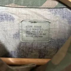 米軍実物ミリタリージャケット Mサイズアメリカ軍ウッドランドカモ柄ビンテージ稀少