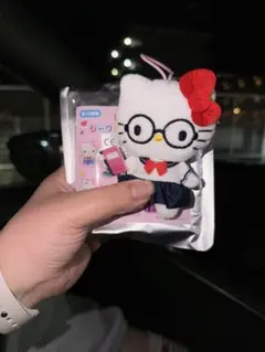 サンリオスクールコレクション シークレットマスコット キティ 制服 メガネ