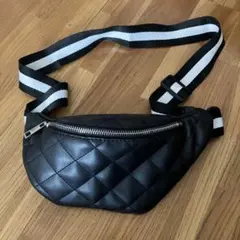 キルティングウエストポーチ