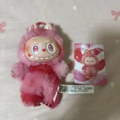 POPMART ラブブ ぬいぐるみペンダント　LOVE