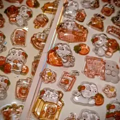 [ゲリラSALE]うさぎボンボンドロップシールセット