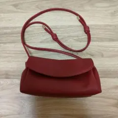 レッド ショルダーバッグ フラップ付きのサムネイル