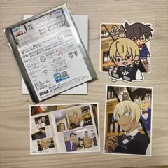名探偵コナンSEGAラッキーくじ ブロマイド＆ステッカーセット 安室×コナン