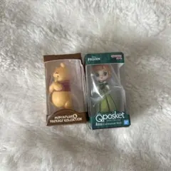 くまのプーさんとアナ フィギュアセット