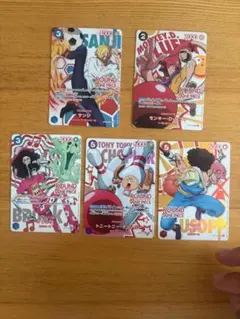ワンピースカードゲーム ラウンドワン 5枚セット - メルカリ