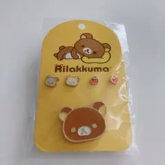 拉拉熊 耳環 & 髮圈 草莓 蜜拉拉熊 全新未拆封 草莓