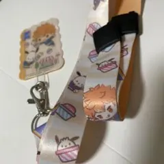 ハイキュー×サンリオコラボ　日向とポチャッコ　スマホストラップ