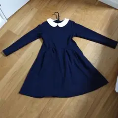 ネイビー　ワンピース　フォーマル　 140