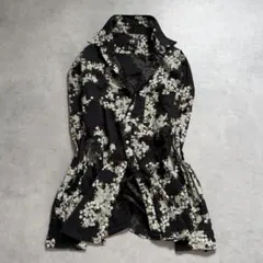 00s H&M 総柄シャツ 黒 y2k グランジ V系 お兄系 archiveのサムネイル