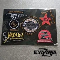 E.YAZAWA ワッペン4枚と巾着セット 矢沢永吉☆E.YAZAWA☆BIGアイロン刺繍ワッペン☆正規品☆新品☆ラスト1