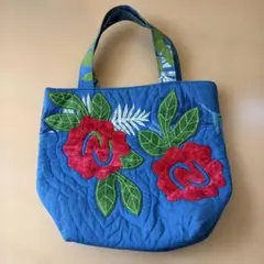 ハワイアンキルトトートバッグ