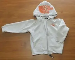 THE NORTH FACE フード付きパーカー グレー　100cm
