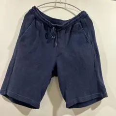 BAYFLOW パイル地 ハーフパンツ ネイビーのサムネイル