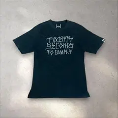 LYFT ペイント Tシャツ L ブラック ブリーチ スプラッシュ 
