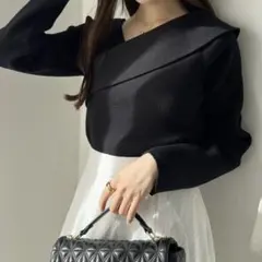 NICE CLAUP アシンメトリーニット　2点セット