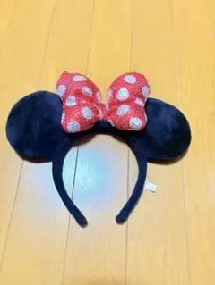 ミニーマウス カチューシャ スパンコール