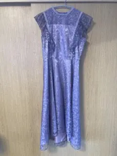 AIMER ギャザーフレアスリーブドレス　Mサイズ