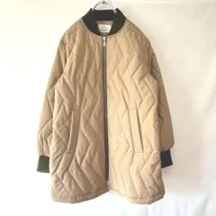 LADY LUCK LUCAキルティングコート　フリーサイズ　ベージュ