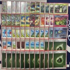 ポケカ　カミツオロチexデッキ　二重スリーブ