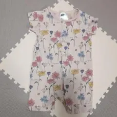 【H&M】花柄ロンパース 70cm