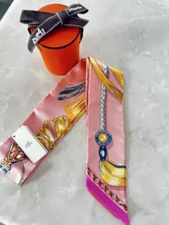 エルメス ツイリー Cavalcadour Morning ピンク【新品未使用】