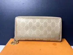 本日掲載終了GUCCI グッチ GG インプリメ　長財布　 ゴールド