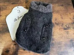最終お値下げ　犬服　as know as de wan 裏ふわベストコート