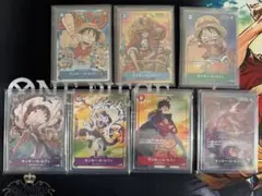 ワンピースカード　モンキー・D・ルフィ プロモ7点セット