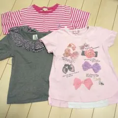 女の子　Ｔシャツ　3枚セット　120cm