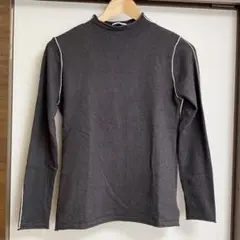 【匿名配送】トップス 長袖 グレー 白ライン