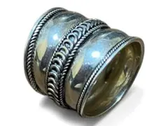 シルバーリング ヴィンテージ風14号-15号ぐらい