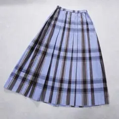 UNITED ARROWS シャンブレー タフタ プリーツスカート