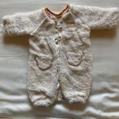 2way ロンパース カバーオール  CROISSANCE BEBE クマさん
