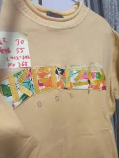 KENZO GOLF イエロー Tシャツ サイズLのサムネイル