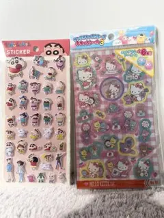 クレヨンしんちゃん&ハローキティシールセット
