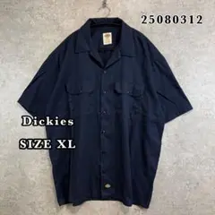 ディッキーズ 半袖ワークシャツ XL 黒 FLEX ビッグシルエット アメカジのサムネイル