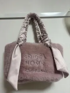 SNIDEL HOME ハンドバッグ ファーバッグ トート ピンク