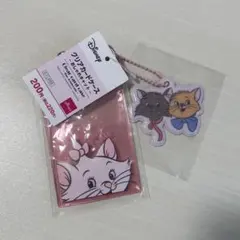 ダイソー ディズニー おしゃれキャット クリアカードケース マリー