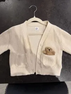 GAP アイボリー ニットカーディガン