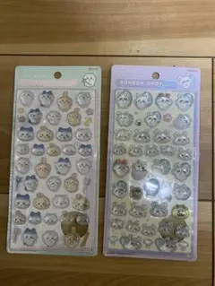 ちいかわボンボンドロップシール第2弾モモンガ 第1弾ちいかわ×はちわれ×うさぎ