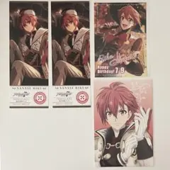 アイドリッシュセブン アイナナ 七瀬陸 ムビナナ 缶バッジ クリア