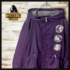 1079 U【美品】ヒステリックグラマー☆ヒスガールワッペン ナイロンジャケット