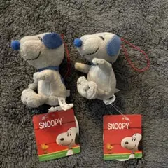 スヌーピー ぬいぐるみ キーホルダー2体セット