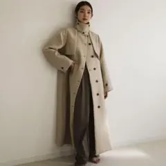 enof air long coat beige ベージュ Sサイズのサムネイル