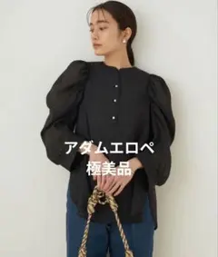 極美品 ADAM ET ROPE' フォルムスリーブブラウス