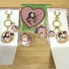 鬼滅の刃 バレンタイン＆ホワイトデー アクリルチャーム バッジ 禰豆子 カナヲ