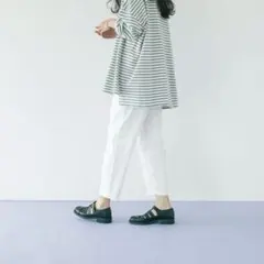 【新品】北欧暮らしの道具店　ペグパンツ　ホワイト　白　Mサイズ