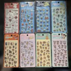ディズニー　プクプクシール8点セット